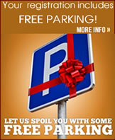 Let us spoil you with a little FREE PARKING!