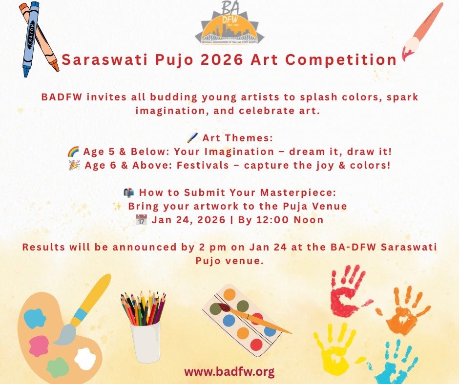 Saraswati Pujo Art Competition